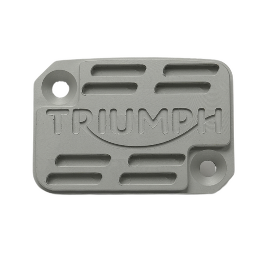 Front Brake Fluid Cap White Cnc Finish - Truimph Speed 400