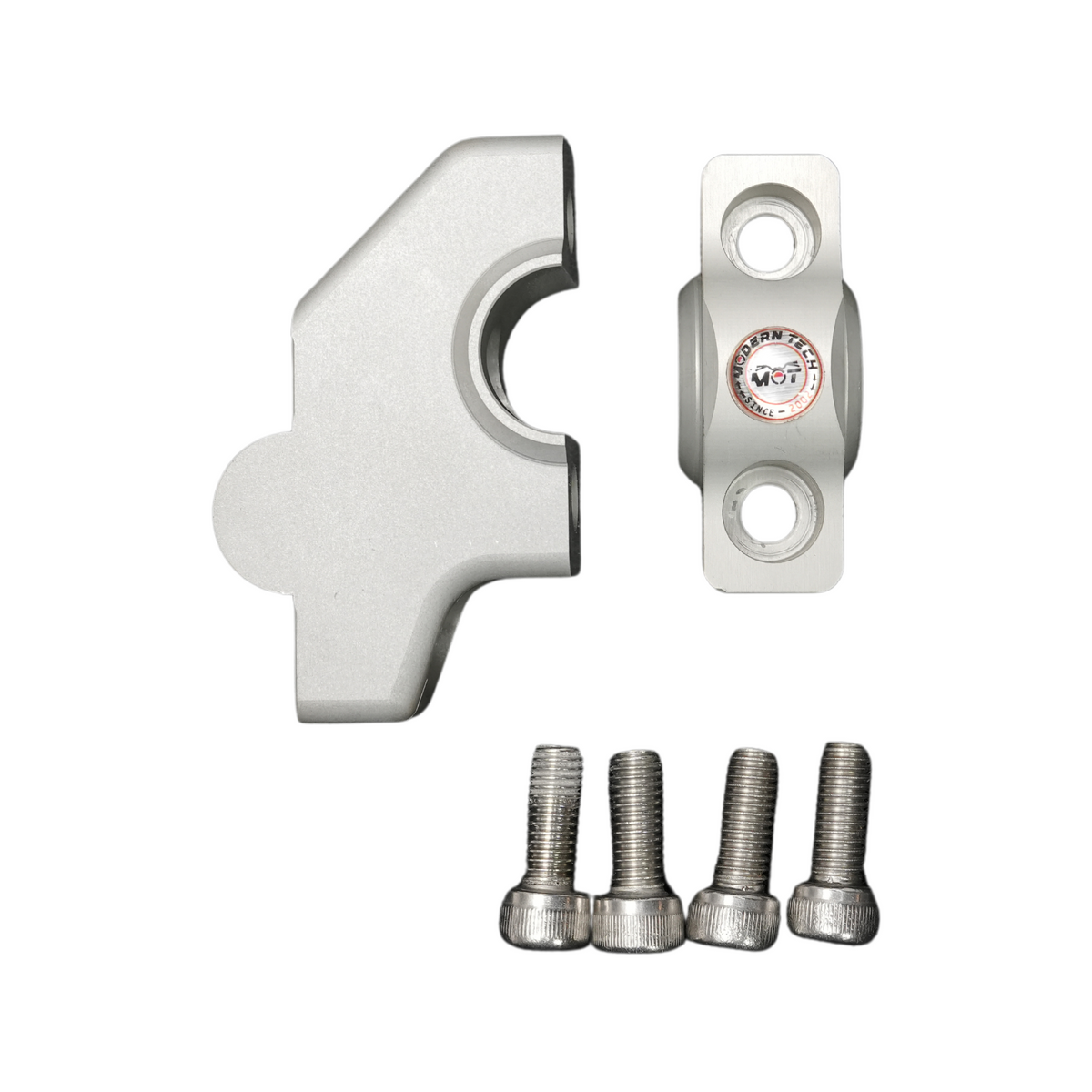 Handle Bar Riser Silver For Himalayan 411