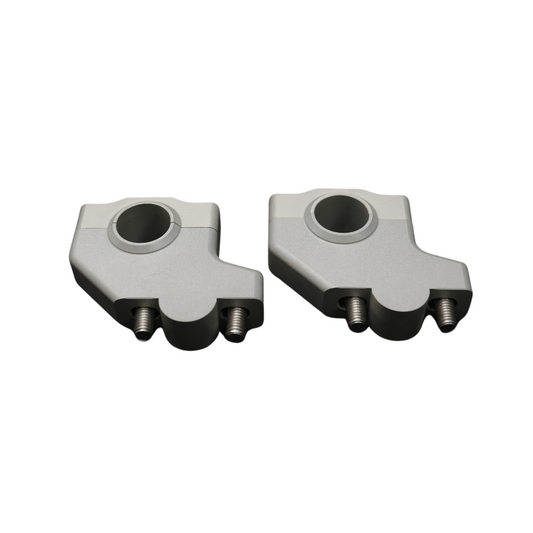 Handle Bar Riser Silver For Himalayan 411