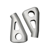 Handle Bar Riser in White CNC Finish for RE Hunter 350