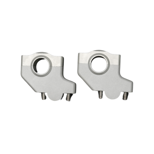 Handle Bar Riser Silver For Himalayan 411