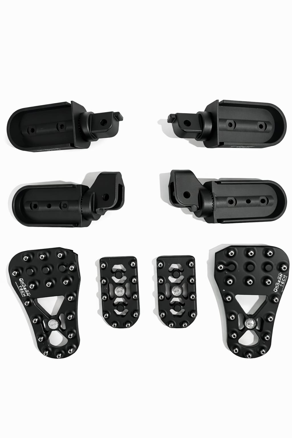 ROYAL ENFIELD HIMALAYAN 450 TYPE 2 ADJUSTABLE MODEL OEM 3 IN 1 FOOT PEG. RUBBER, TOURING, OFF ROAD PEGS
