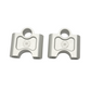 HONDA HENESS HANDLE BAR RISER SILVER
