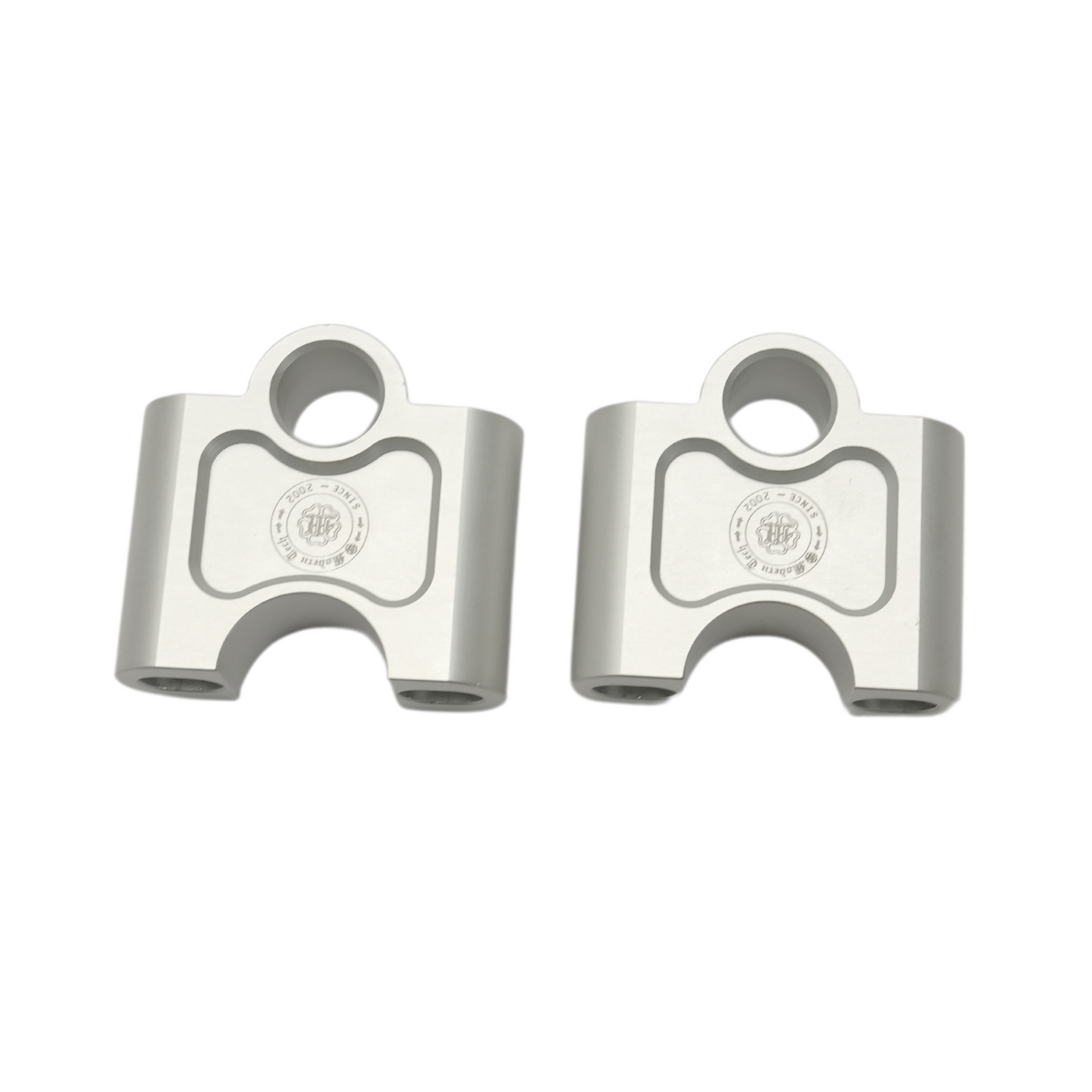 HONDA HENESS HANDLE BAR RISER SILVER