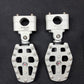 Universal Cruising Adjustable Foot Peg  BLACK