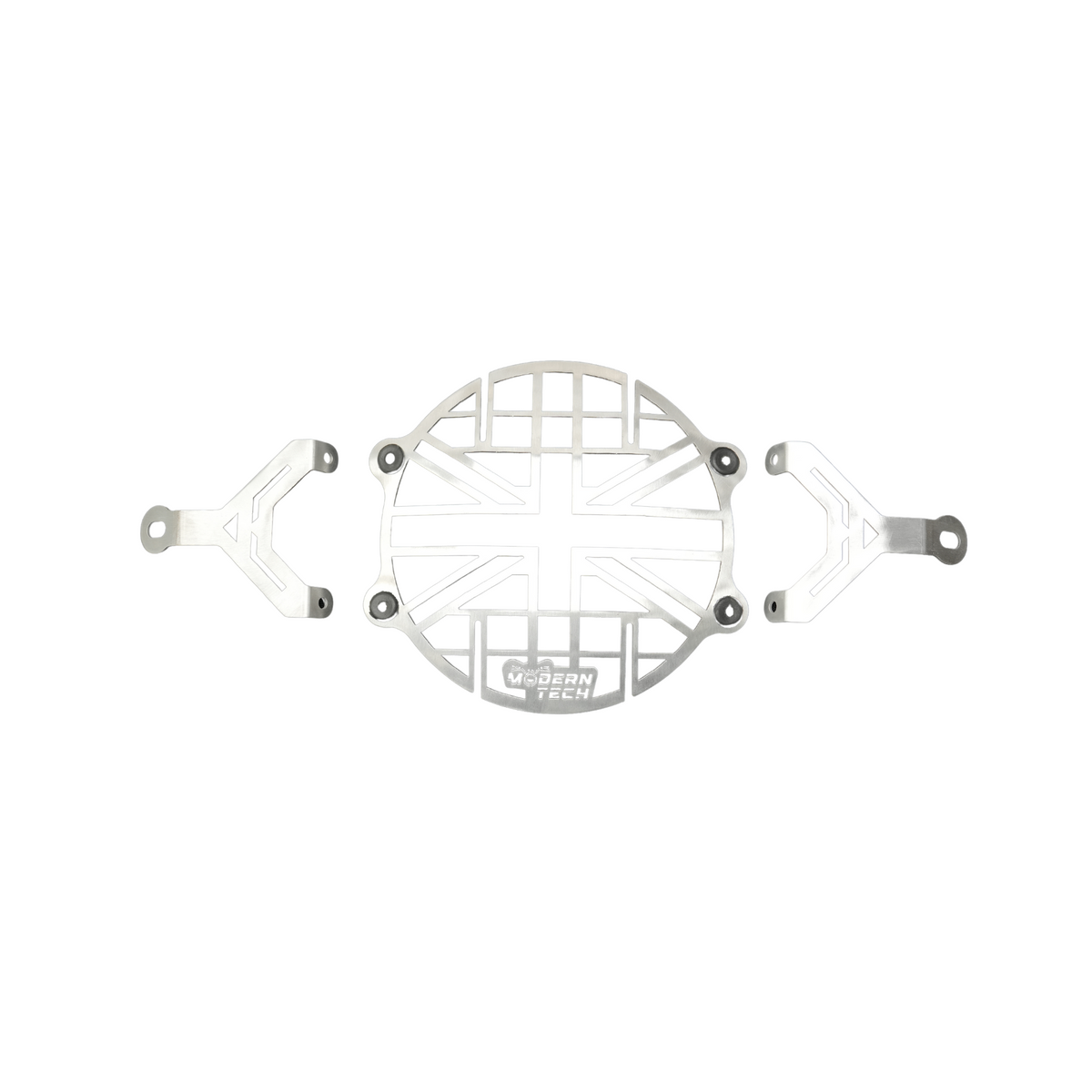 Head Light Grill  White (Aluminium) / Super Meteor 650