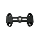Handle bar Riser With Mobile Mount Combo Black for Himalayan 450