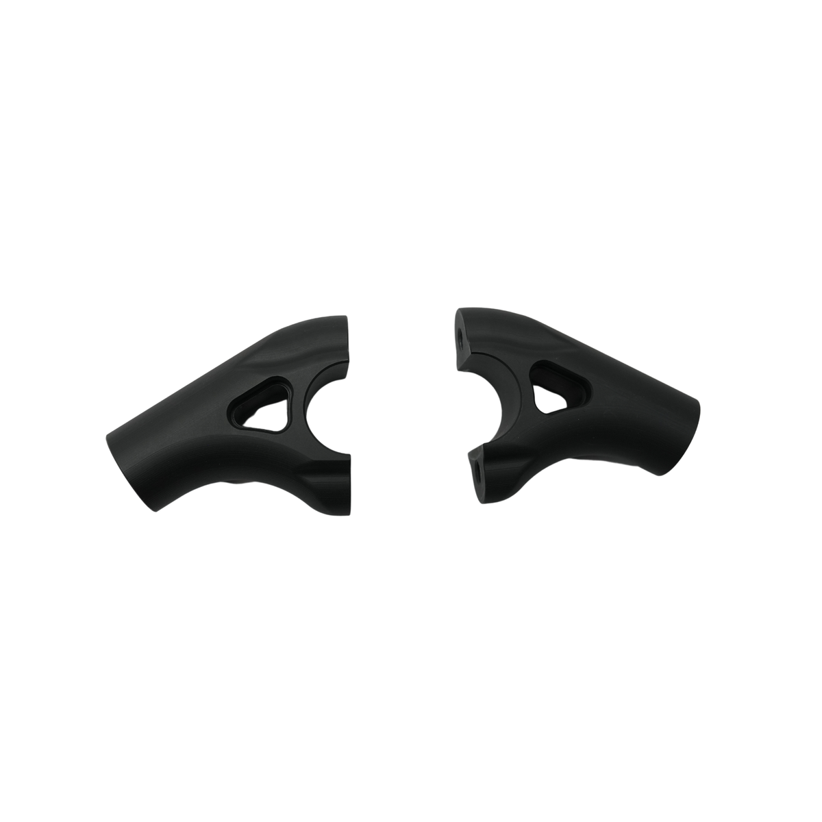 Handle bar Riser With Mobile Mount Combo Black for Himalayan 450