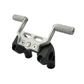 Handle bar Riser With Mobile Mount Combo Black for Himalayan 450