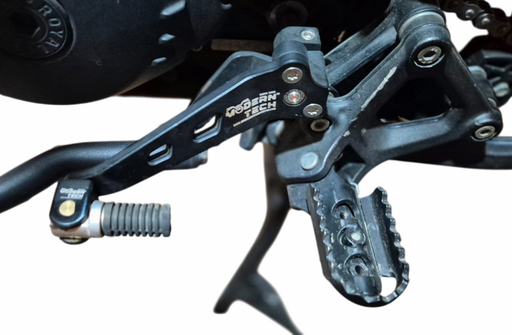 Brake and Gear Foldable Lever Aluminium for Himalayan 450 (Black)