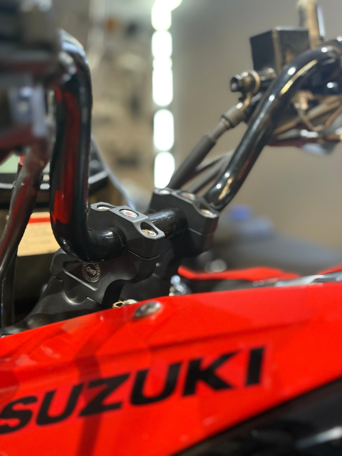 Handle bar Riser -  Aluminium - VSTROM 250