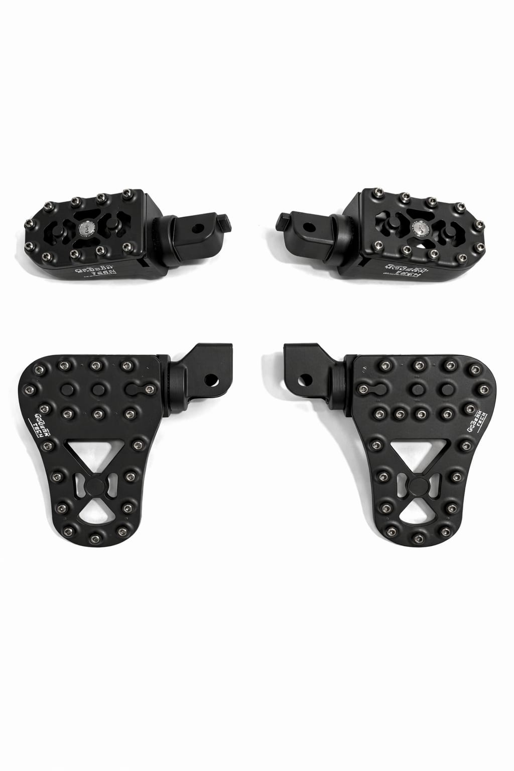 HIMALAYAN 411  TYPE 2 ADJUSTABLE MODEL OEM 3 IN 1 FOOT PEG. RUBBER, TOURING, OFF ROAD PEGS