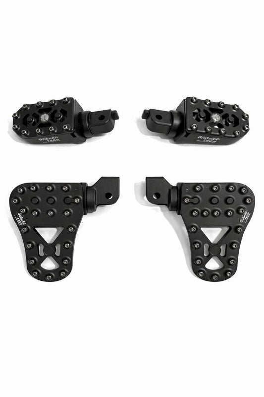 HIMALAYAN 411  TYPE 2 ADJUSTABLE MODEL OEM 3 IN 1 FOOT PEG. RUBBER, TOURING, OFF ROAD PEGS