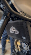Radiator Grill Aluminium for Himalayan 450 (Silver & Black)