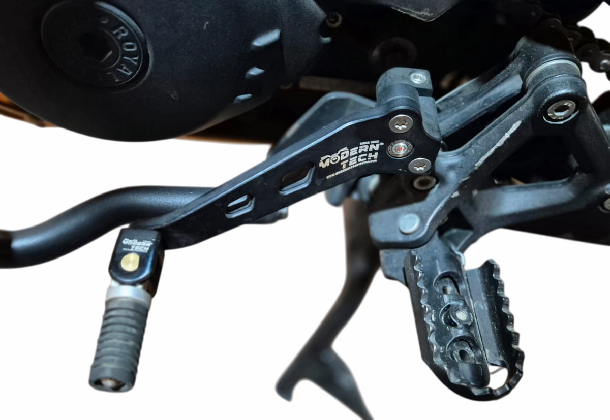 Brake and Gear Foldable Lever Aluminium for Himalayan 450 (Black)