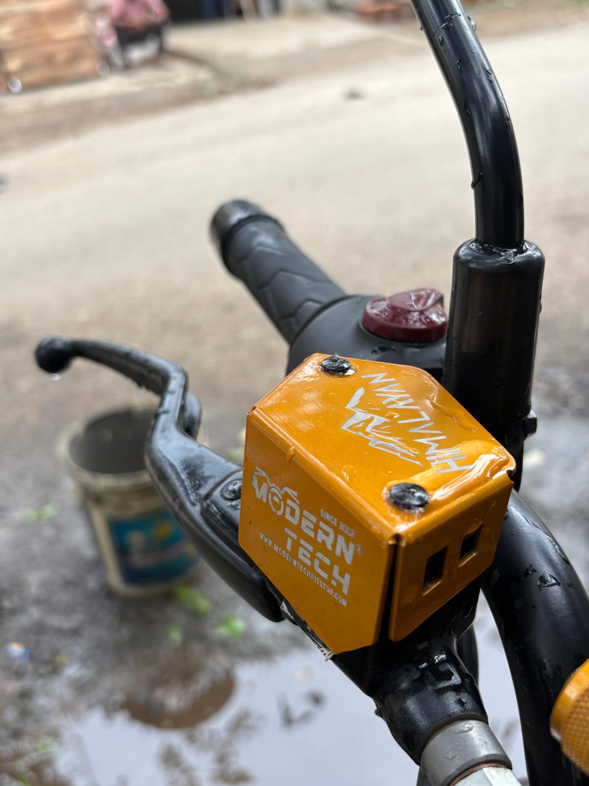 Front Brake Fluid Cap Aluminium for Himalayan 450