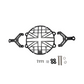Head Light black grill for himalayan 411