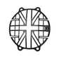 Head Light black grill for himalayan 411